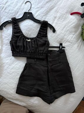 acacia swimwear crop top set